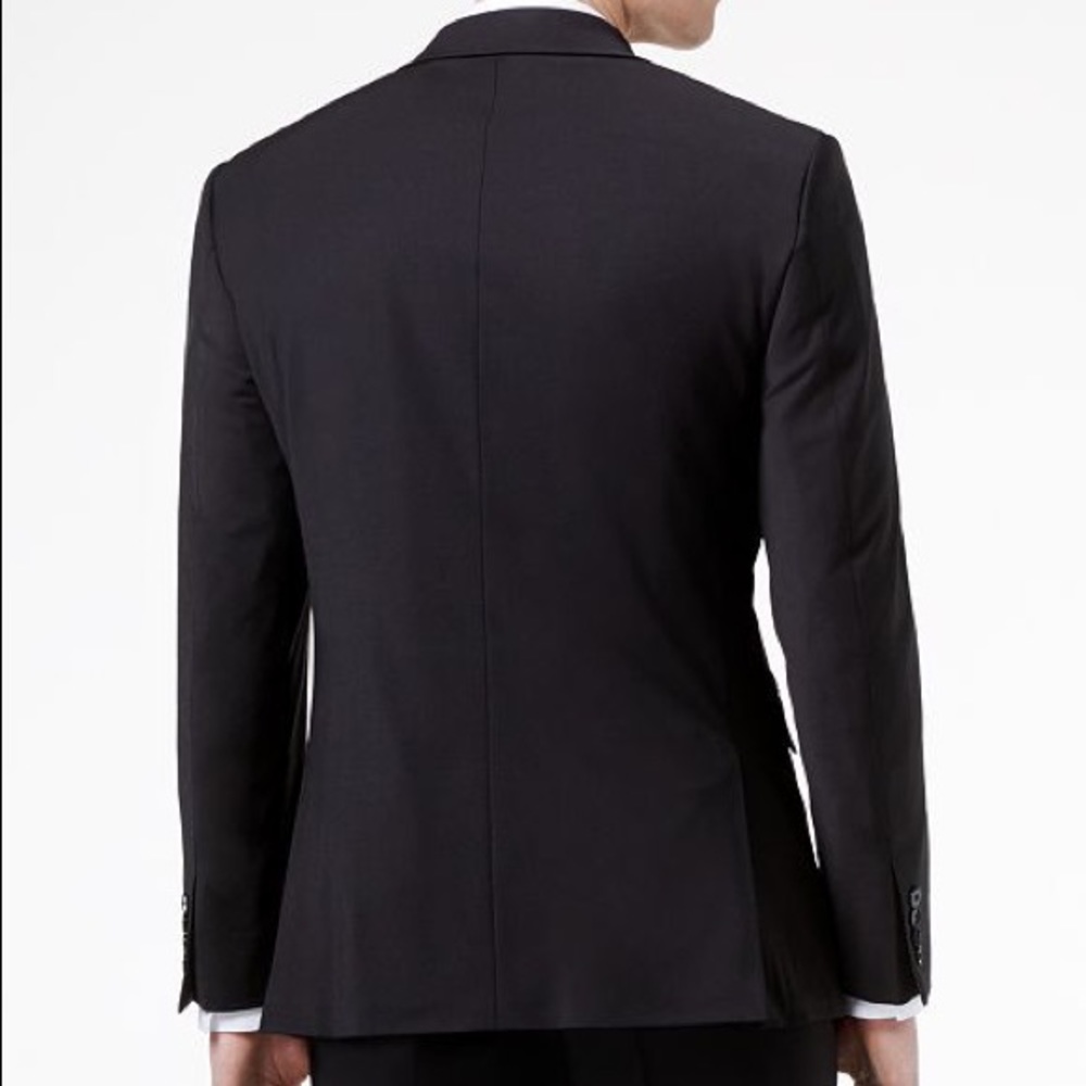 NWT Calvin Klein Infinite Stretch Black Men's Suit Jacket Separates 42R - Picture 12 of 13